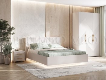 Кровать парящая Ирис кашемир (Миф) в Берёзовском - beryozovskij.mebel-e96.ru
