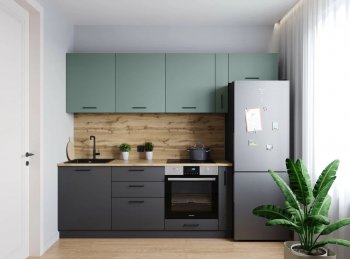 Кухонный гарнитур Изумруд 2550 мм (Санвут) в Берёзовском - beryozovskij.mebel-e96.ru