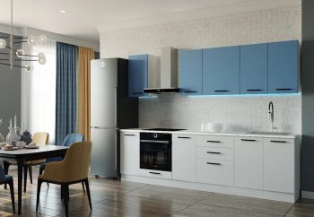 Кухонный гарнитур Капри ЛДСП/МДФ 2800 мм Sanvut в Берёзовском - beryozovskij.mebel-e96.ru