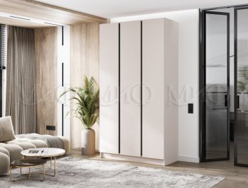 Шкаф 1200 мм 3-х ств. Келвин кашемир (Миф) в Берёзовском - beryozovskij.mebel-e96.ru
