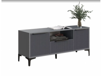 Тумба ТВ на 1350 Кимберли графит (Handis) в Берёзовском - beryozovskij.mebel-e96.ru