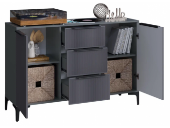 Комод Кимберли графит (Handis) в Берёзовском - beryozovskij.mebel-e96.ru