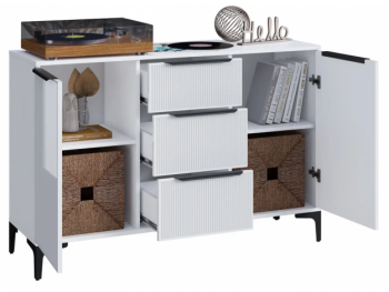 Комод Кимберли белый (Handis) в Берёзовском - beryozovskij.mebel-e96.ru