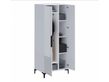 Шкаф 800 мм 2-створчатый Кимберли белый (Handis) в Берёзовском - beryozovskij.mebel-e96.ru