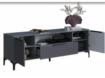 Тумба ТВ на 1650 Кимберли графит (Handis) в Берёзовском - beryozovskij.mebel-e96.ru