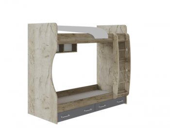 Набор детской мебели Колибри Лофт серый (Текс) в Берёзовском - beryozovskij.mebel-e96.ru