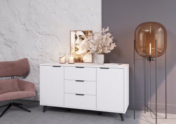 Комод 3.6 Белый (Росток) в Берёзовском - beryozovskij.mebel-e96.ru