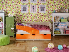 Кровать Бабочки (Оранжевый металлик) 1800 в Берёзовском - beryozovskij.mebel-e96.ru