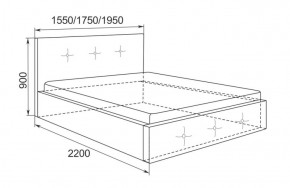 Кровать Линда с подъемным механизмом 1400*2000 в Берёзовском - beryozovskij.mebel-e96.ru