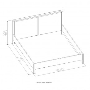 Кровать Шерлок 900 дуб сонома 900*2000 в Берёзовском - beryozovskij.mebel-e96.ru