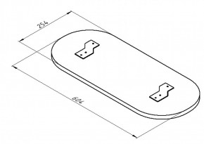 Кровать Соня-4 (700*1600) Дуб Сонома в Берёзовском - beryozovskij.mebel-e96.ru