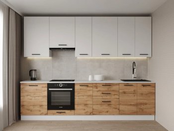 Кухонный гарнитур высокий Лада 3000 мм (Санвут) в Берёзовском - beryozovskij.mebel-e96.ru