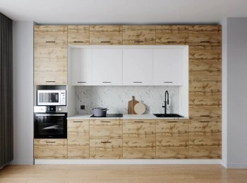 Кухонный гарнитур Лада 3400 мм (Санвут) в Берёзовском - beryozovskij.mebel-e96.ru