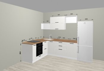 Угловой кухонный гарнитур Санвут 1516х2100 мм в Берёзовском - beryozovskij.mebel-e96.ru