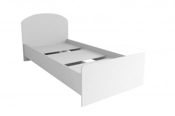 Кровать Лавис КРД 900.1 белый софт (ДСВ) в Берёзовском - beryozovskij.mebel-e96.ru