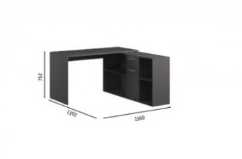 Стол письменный Лайт 03.245 серый в Берёзовском - beryozovskij.mebel-e96.ru
