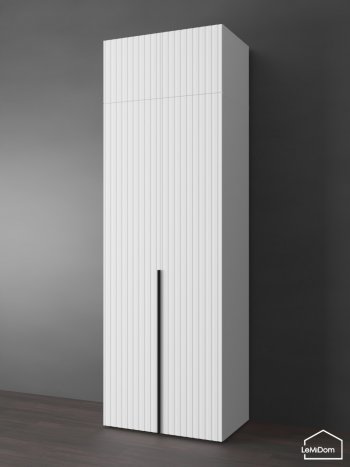 Шкаф с антресолью 800 мм Linnea MHR-2A-2 2450х800х510 (Белый-М 11.1.2) в Берёзовском - beryozovskij.mebel-e96.ru