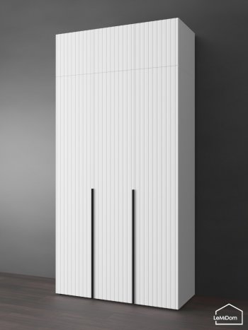 Шкаф с антресолью 1200 мм Linnea MHR-3A-1 2450х1200х510 (Белый-М 11.1.2) в Берёзовском - beryozovskij.mebel-e96.ru