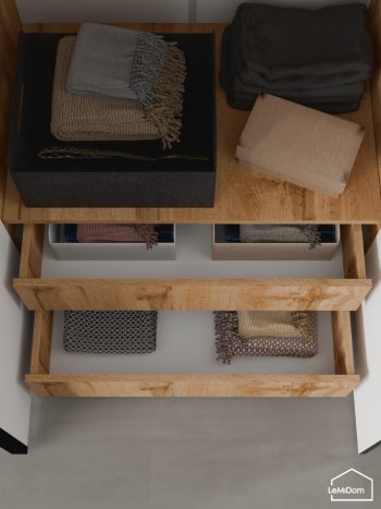 Шкаф с антресолью 1200 мм Linnea MHR-3A-2 2450х1200х510 (ДВ-М 11.1.25) в Берёзовском - beryozovskij.mebel-e96.ru