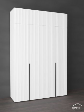 Шкаф с антресолью 1600 мм Linnea MHR-4A-1 2450х1600х510 (Белый-М 11.1.2) в Берёзовском - beryozovskij.mebel-e96.ru