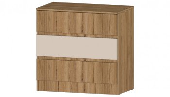 Комод 3 ящика Ленора вотан/Кашемир (Лин) в Берёзовском - beryozovskij.mebel-e96.ru | фото