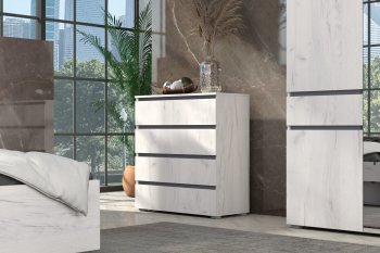 Комод Лиана графит (Зарон) в Берёзовском - beryozovskij.mebel-e96.ru