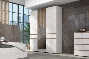 Шкаф 1600 мм Лиана золотой (Зарон) в Берёзовском - beryozovskij.mebel-e96.ru | фото