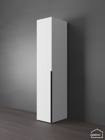 Шкаф Linnea MHR-1-2 2050х400х510 (Белый-М 11.1.2) в Берёзовском - beryozovskij.mebel-e96.ru