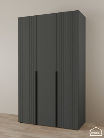 Шкаф Linnea MHR-3-1 2050х1200х510 (Графит-М 11.1.25) в Берёзовском - beryozovskij.mebel-e96.ru