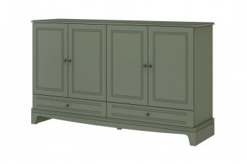 Комод 4 двери 2ящ. Лорето, зеленый самшит (БМ) в Берёзовском - beryozovskij.mebel-e96.ru | фото