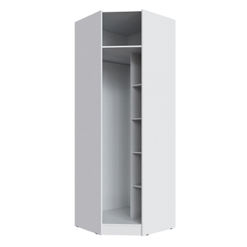 Угловой шкаф Мадрид белый (Текс) в Берёзовском - beryozovskij.mebel-e96.ru