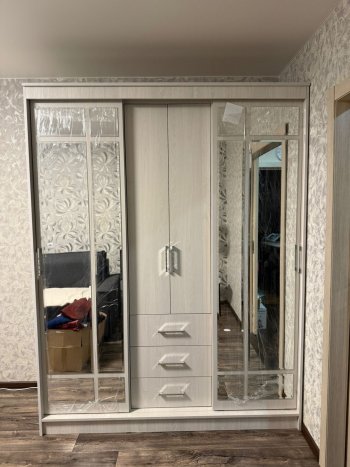 Шкаф-купе Маэстро 1700 мм (Ясень белый) (БТС) в Берёзовском - beryozovskij.mebel-e96.ru