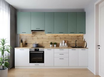 Кухонный гарнитур высокий Муссон 3000 мм (Санвут) в Берёзовском - beryozovskij.mebel-e96.ru