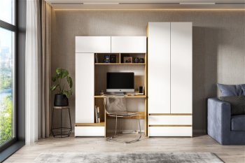 Стол компьютерный Некст-1 + Шкаф (СВ) в Берёзовском - beryozovskij.mebel-e96.ru