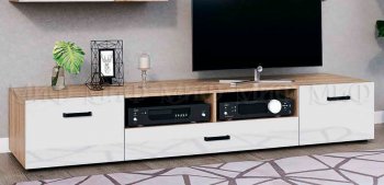 Тумба ТВ Нэнси NEW (2дв.+1ящ.) в Берёзовском - beryozovskij.mebel-e96.ru