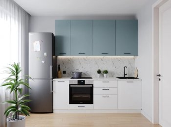 Кухонный гарнитур Ниагара 2200 мм МДФ/ЛДСП (Санвут) в Берёзовском - beryozovskij.mebel-e96.ru