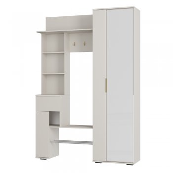 Прихожая Ницца ПР-04 Кашемир (БТС) в Берёзовском - beryozovskij.mebel-e96.ru