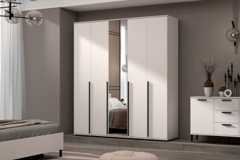 Шкаф 2000 мм Норден с зеркалом (Зарон) в Берёзовском - beryozovskij.mebel-e96.ru