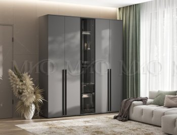 Шкаф Норд+ пенал со стеклом (Миф) в Берёзовском - beryozovskij.mebel-e96.ru