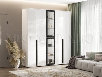 Шкаф Норд+ пенал со стеклом (Миф) в Берёзовском - beryozovskij.mebel-e96.ru