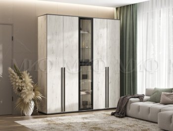 Шкаф Норд+ пенал со стеклом (Миф) в Берёзовском - beryozovskij.mebel-e96.ru