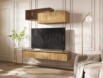 Стенка Норд-2 дуб крафт (Миф) в Берёзовском - beryozovskij.mebel-e96.ru
