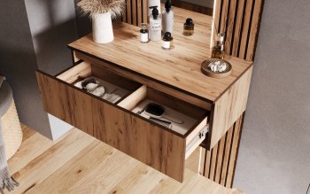 Шкаф 800+Тумба с зеркалом Норд (Миф) в Берёзовском - beryozovskij.mebel-e96.ru