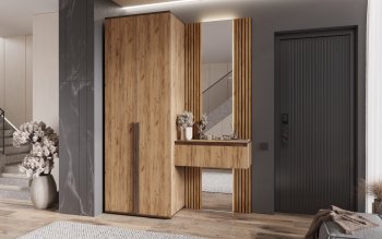 Шкаф 800+Тумба с зеркалом Норд (Миф) в Берёзовском - beryozovskij.mebel-e96.ru