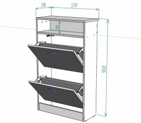 Обувница W5 (ДМ) в Берёзовском - beryozovskij.mebel-e96.ru