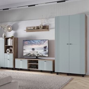 Тумба под ТВ Олива ТБ-09 шарли бриз (БТС) в Берёзовском - beryozovskij.mebel-e96.ru