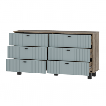 Комод Олива КМ-04 шарли бриз (БТС) в Берёзовском - beryozovskij.mebel-e96.ru