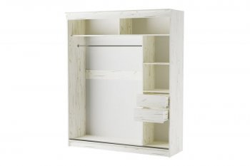 Шкаф-купе Орион 2000 мм крафт белый (Памир) в Берёзовском - beryozovskij.mebel-e96.ru