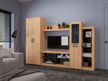 Стенка OSKAR4 (Генезис) в Берёзовском - beryozovskij.mebel-e96.ru