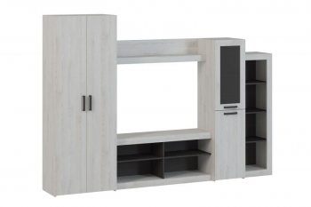 Стенка OSKAR4 сосна белая (Генезис) в Берёзовском - beryozovskij.mebel-e96.ru